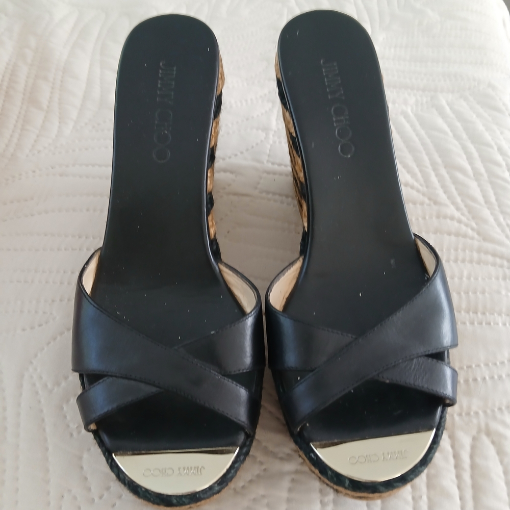 Jimmy Choo Black Women's Sandals